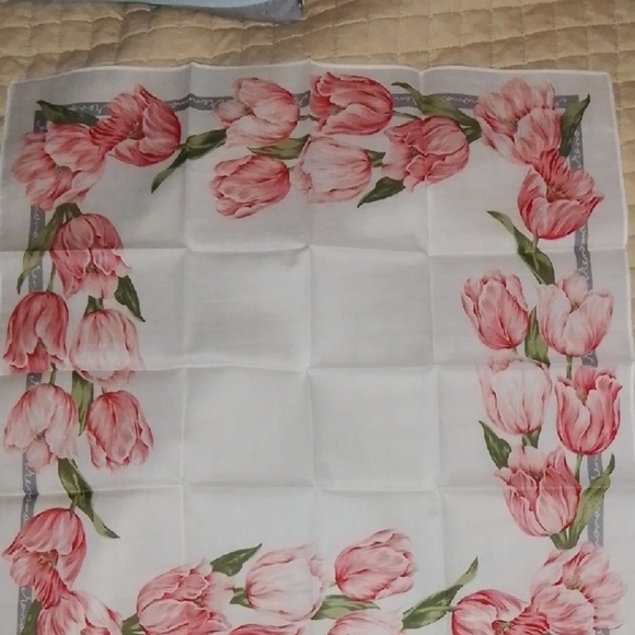 Renoma Paris Floral Handkerchief - Picture 3 of 10